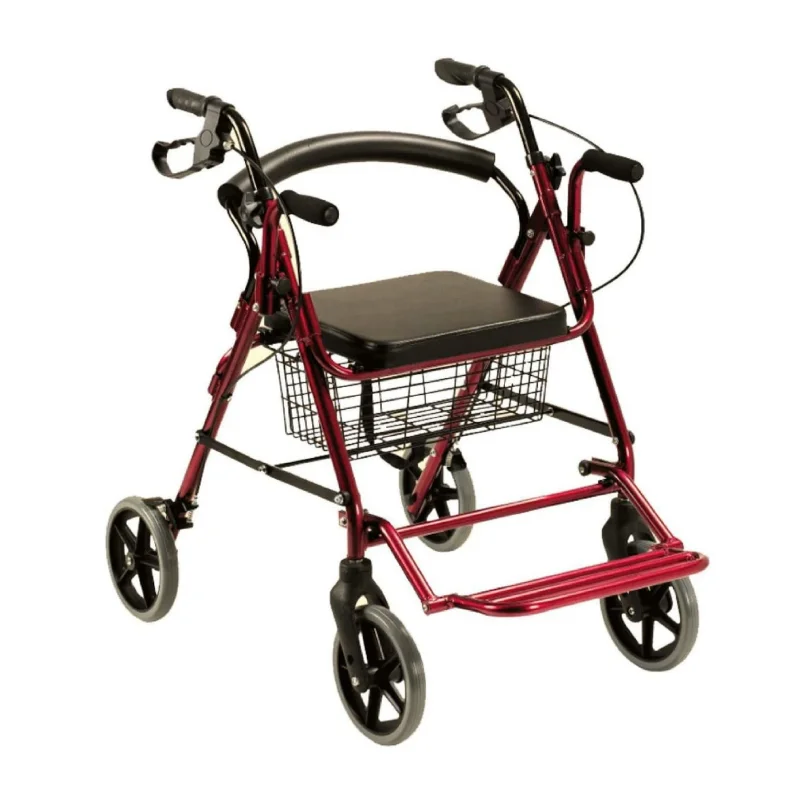 Four Wheel Detachable Aluminum Rollator Walker