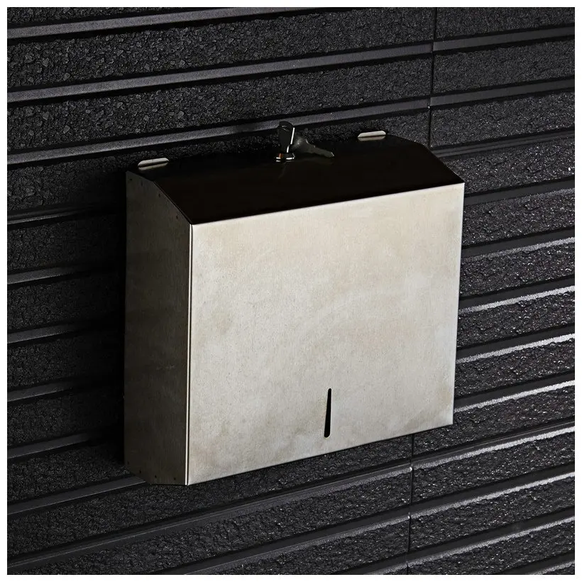 wall mounted stainless Steel Tissue Box Wet Paper Towel Dispenser