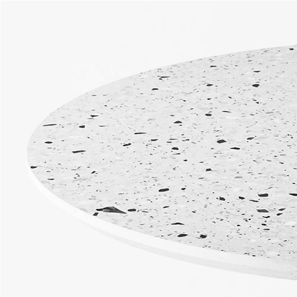 
BENTU I dia700*H1050 terrazzo unique trendy design modern simple restaurant gardern coffee table round top high bar table 