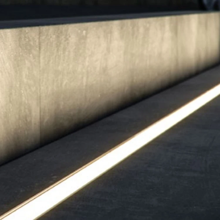 IP67 Waterproof Recessed Floor linear inground light DC24V 1M 2M 3M Outdoor Garden Linear underground light