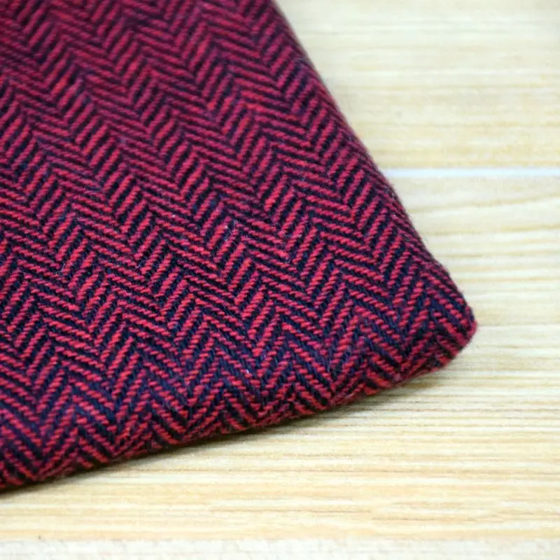 Оптовая продажа модный костюм с рукавицами из 100% полиэстера мужское пальто ткань елочкой для