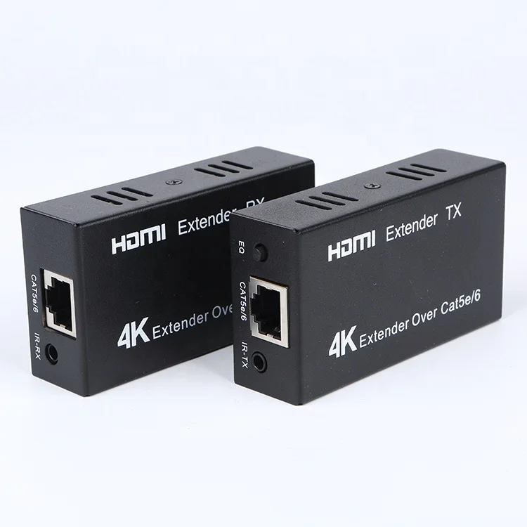 4K HD hest resolution up to 4K 2K@30Hz transmitter and receiver 4k signal over lan cable