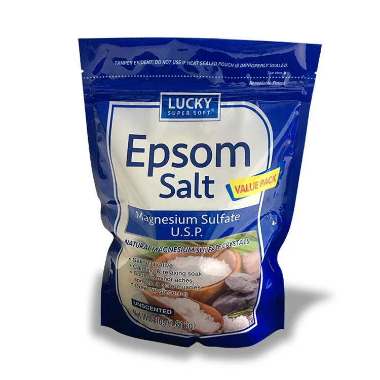 Factory Price Custom Printed Flat Bottom Eight Side Seal Stand Up Salt Food Packaging Bags