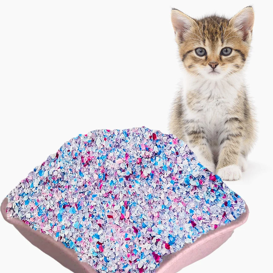 Health care monitoring indicator cat litter 3.8L Silica Gel Crystal Silicone Cat Litter