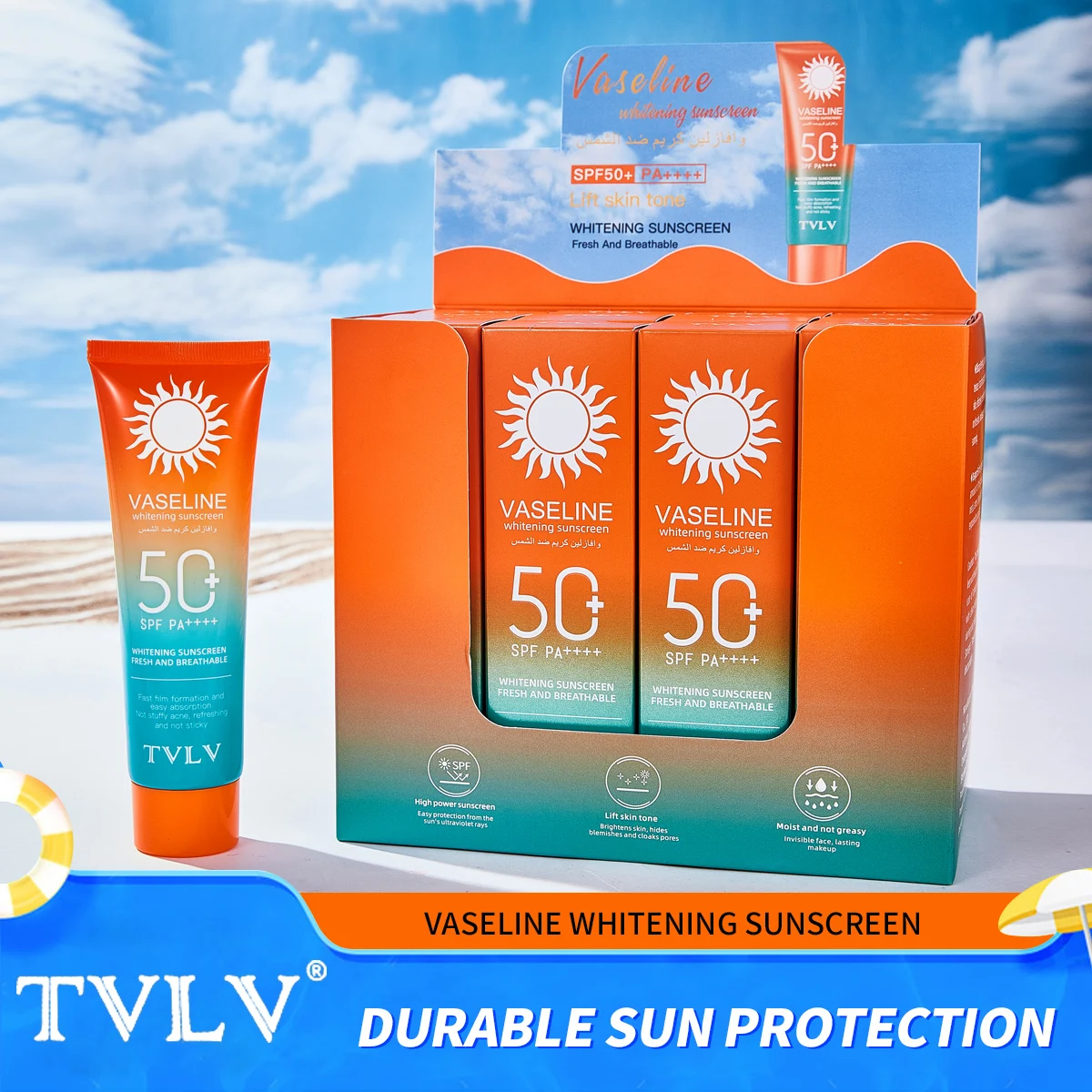 Private label women sun cream lotion sun block cosmetic High sun protection spf 50+ Anti-uv sunscreen tanning for face care