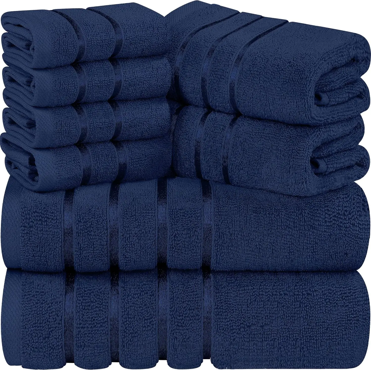 Premium Quality Solid Color 100% Cotton Bath Towel Sets /Face Towel/ Hair Towel