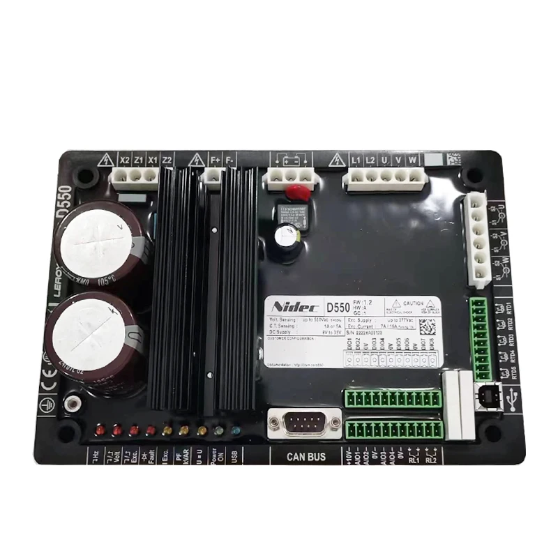 Оригинальный генератор переменного тока Leroy Somer D350 регулятор напряжения AVR D550 Nidec для генератора запчасти дизельного двигателя