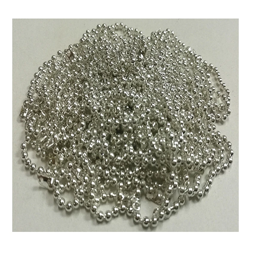 Metal Bead Ball chain curtain tag chain metalConnectors Roller Blinds Stainless Steel Ball Chain For Key