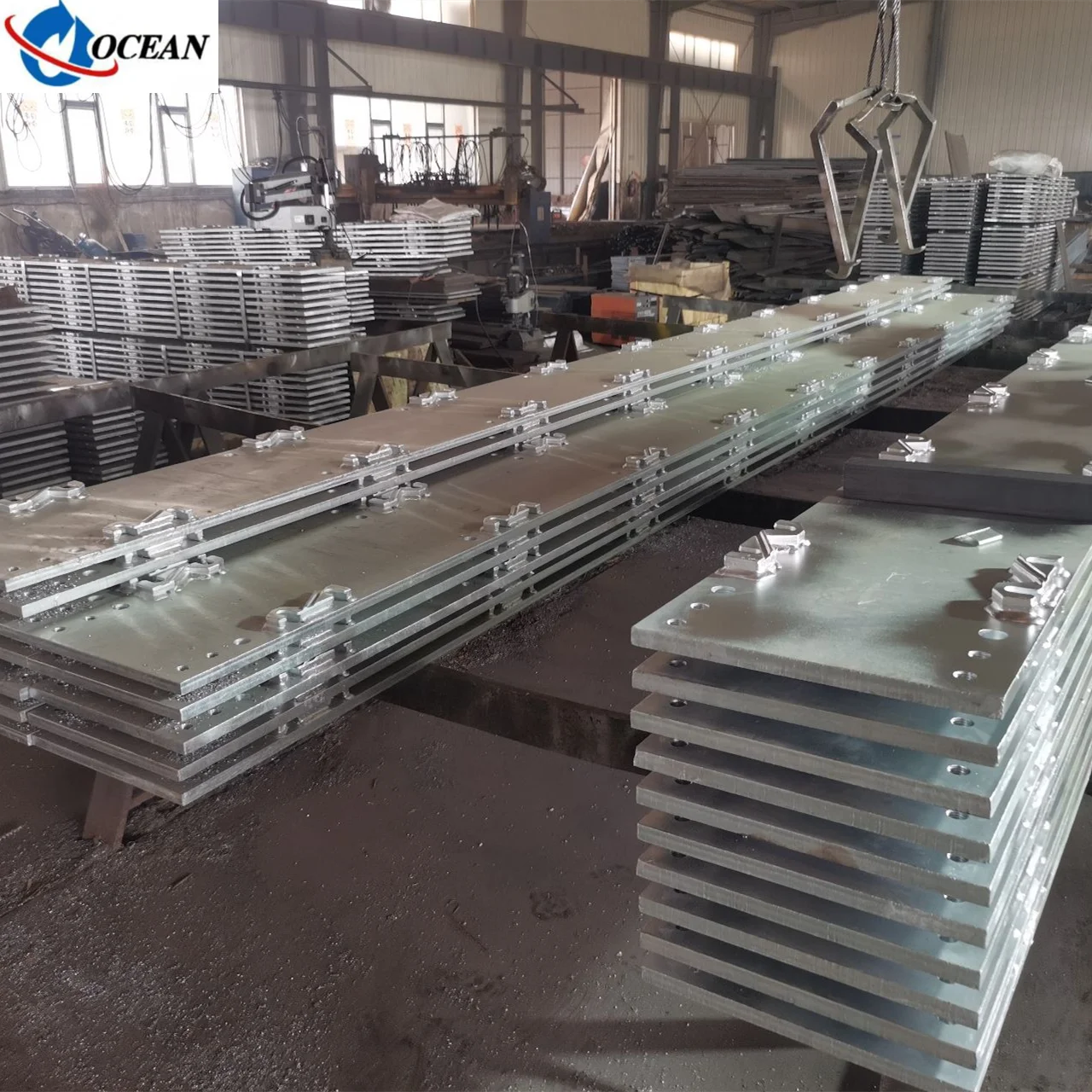 Q345B Hot Rolled Steel Plate For Crane Rail Construction