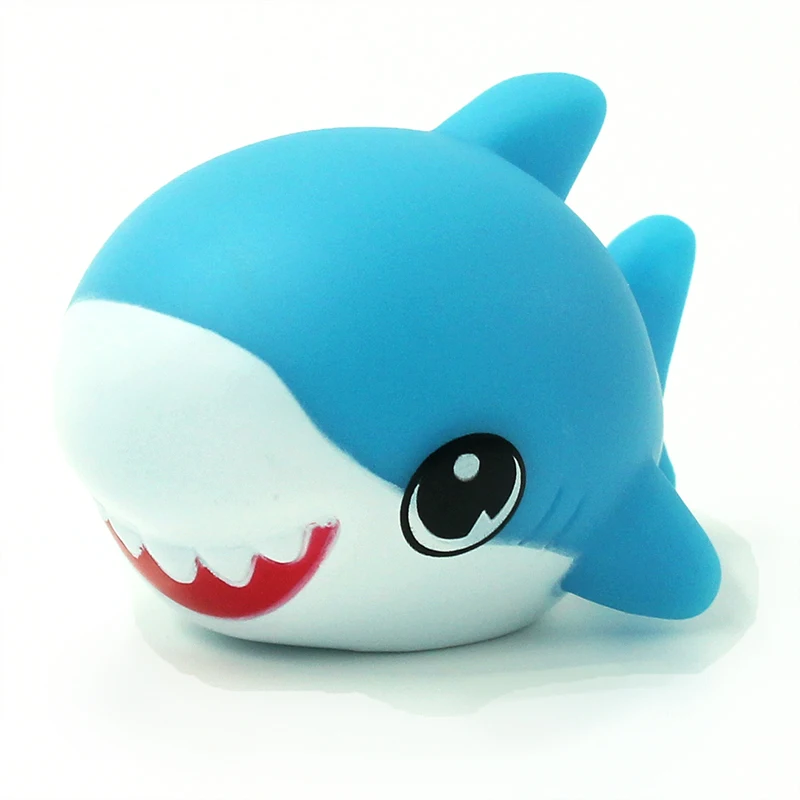 Gift Set Cartoon Shark Fish Sea Animal Floating Bath Tub Toy  For Toddler