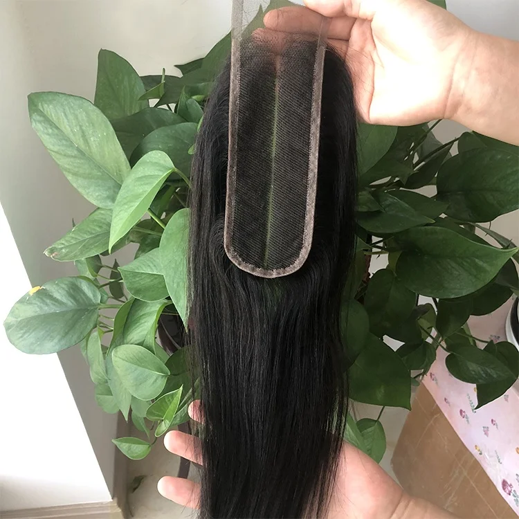 Real HD Lace Closure Pre-plucked Invisible Swiss Lace Closure Small Knots Natural Human Hair Undetectable Melted Lace Frontal