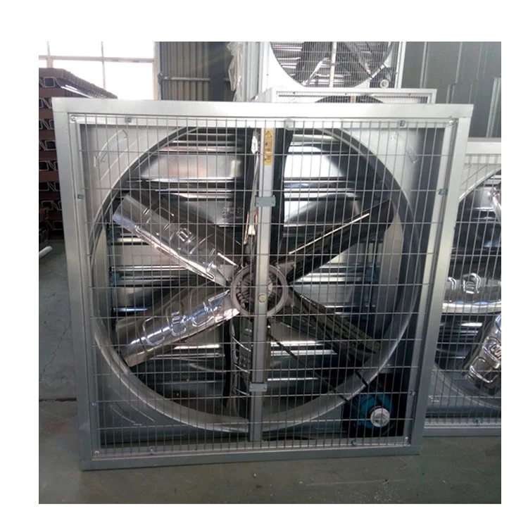 Оборудование для разведения свиней и птицефабрик, вентиляционный охлаждающий Стекловолоконный вентилятор, автоматический промышленный Тепличный вентилятор