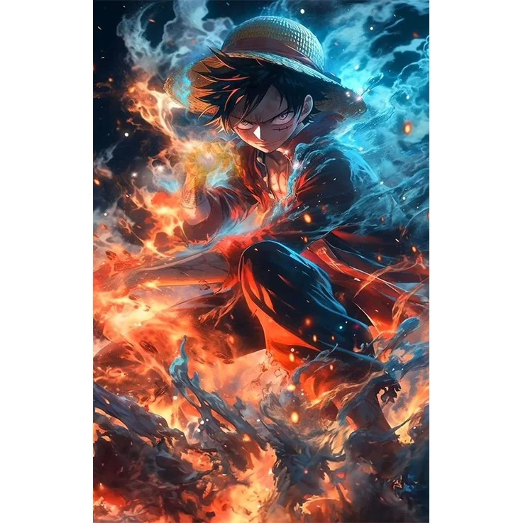 2024 New Arrival anime poster designs hot market new designs lenticular poster with frame