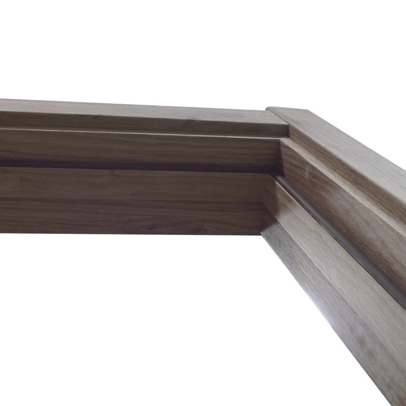 Belsonwpc Modern Design Carved Lines For Living Room Wood Plastic Composite Interior WPC Door Panel Huangshan Supplier