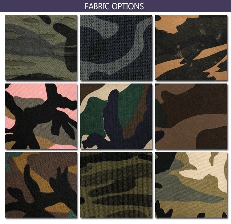 Custom tree camo sweatpants french terry striped track pants flare stacked wide leg sweat baggy pants men