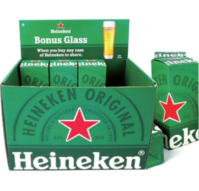 Wine Box for Wedding Ceremony with Corkscrew and Cardboard Packaging for Wine Glasses