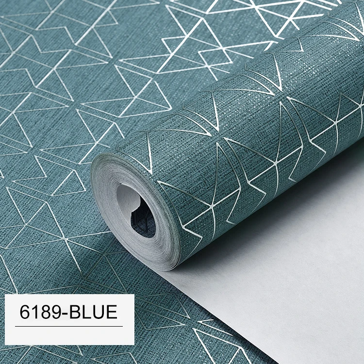 Wallpaper  decoration imported Aoslong non-woven  line wallpaper simple modern living room dining room bedroom wall paper  roll