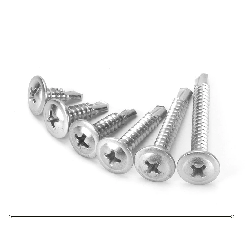 Various types of cross countersunk head/Washi head/hexagonal head drill nails