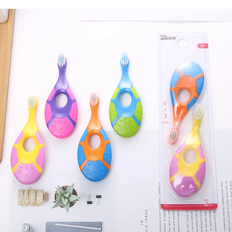 2021 Kids soft Personalized Toothbrush home or travel use keep oral healthy with lovely appearance U shape