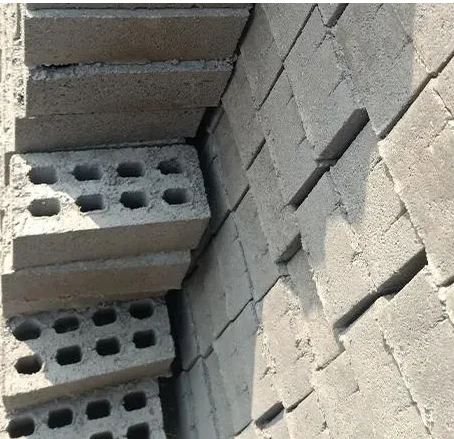 Modern Acid Resistance Concrete Moulding Perforated Brick Easy Wall Four-Hole Porous Bricks