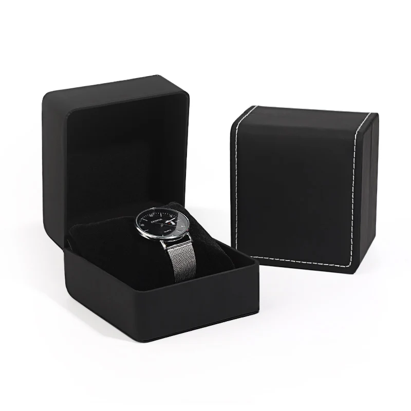 Storage Gift Travel Packaging Display in Stock Watches Pu Leather Wooden Custom Watch Timepieces Jewelry Boxes