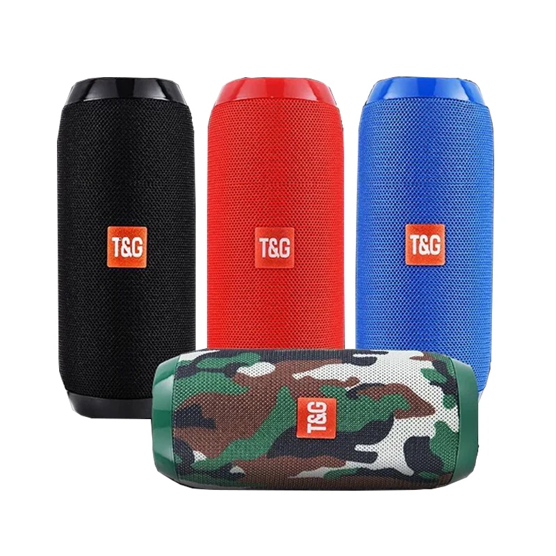 TG117 Hifi Portable Speaker Waterproof Wireless Bluetooth Column Bass hifi Soundbar Surround Subwoofer support usb aux fm radio