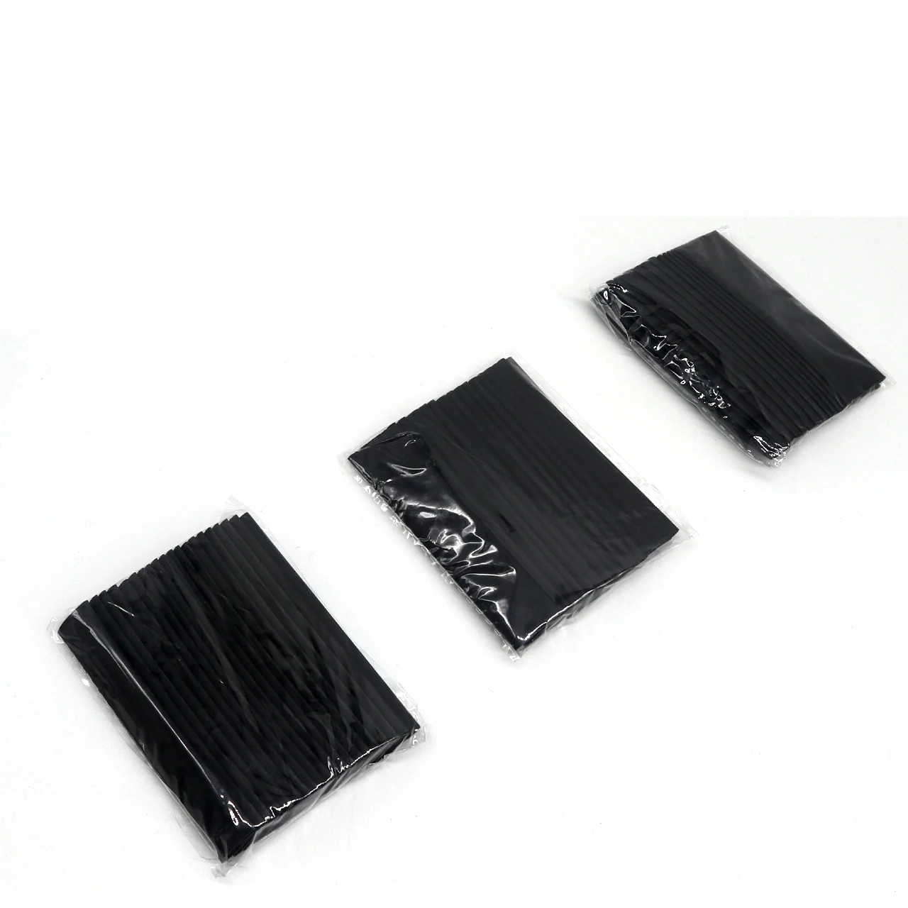environmental protection thin wall transparent roll kit shrinking pack pe 127pcs/set black heat shrink