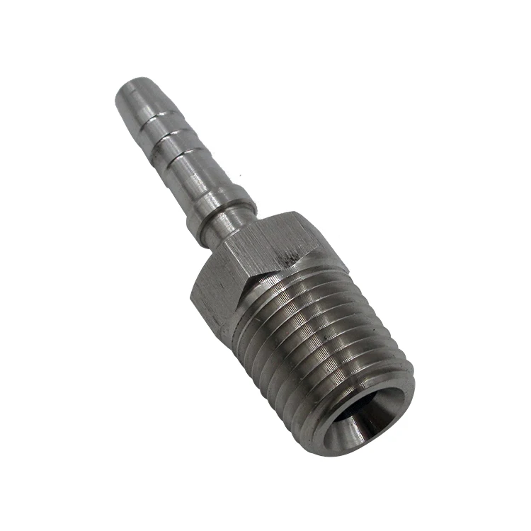 Hydraulic swivel hose fitting connector customized stainless steel Metric Male hose fittings