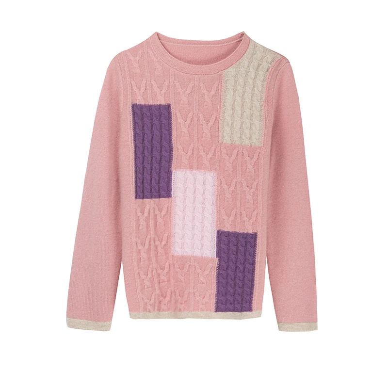 
High Quality Durable Qualities Product Autumn And Winter Pine Edition Sweater Round Collar Cashmere Sweater 