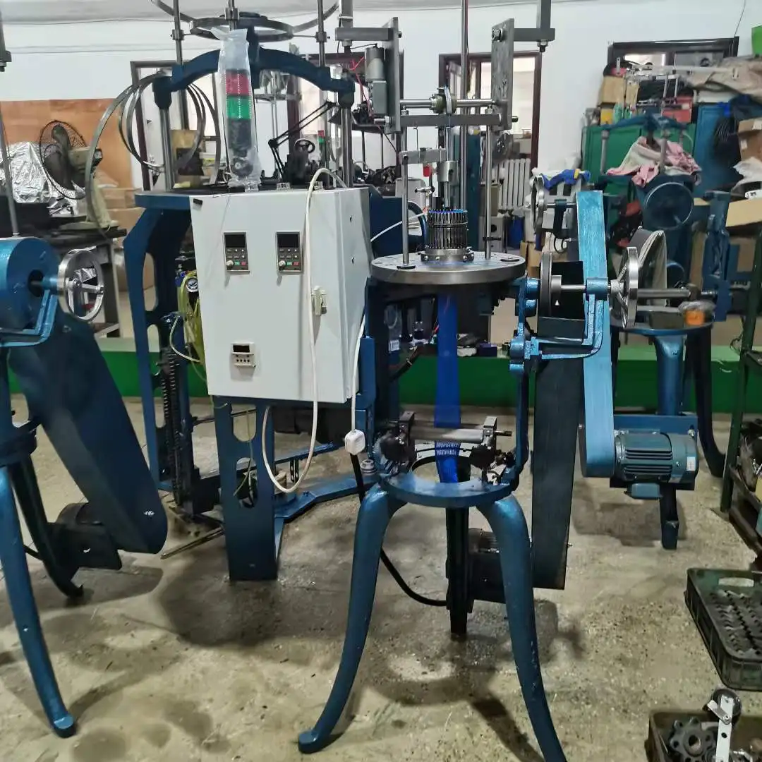 Automatic PP/ stainless steel filter screen knitted wire mesh machine flat wire knitting machine