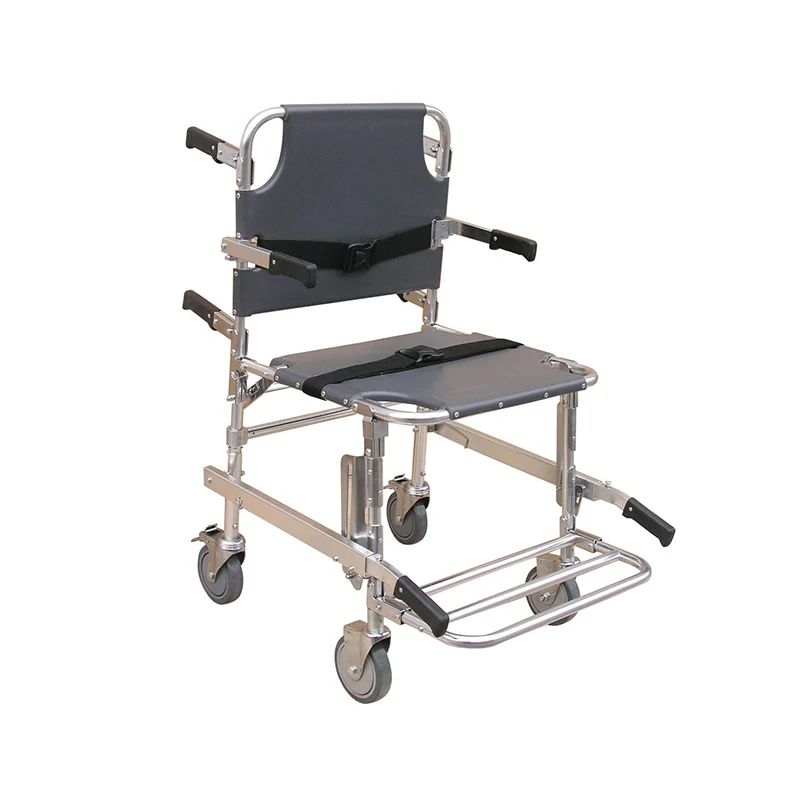 Hospital Medical Folding Aluminum Evacuation Stair Chair Climbing Wheelchair Ambulance Stretcher