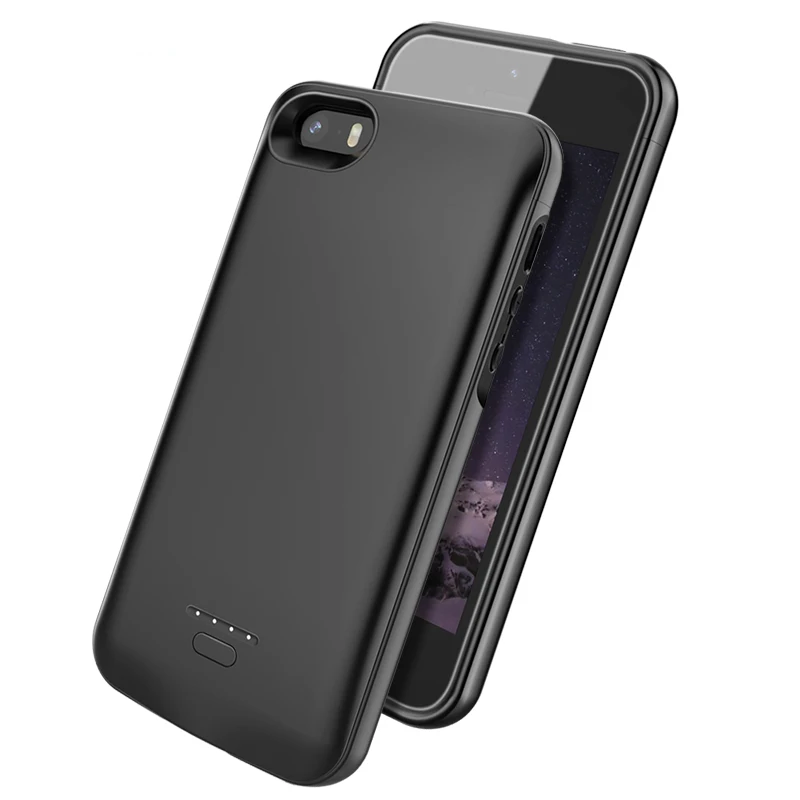 Ультратонкий умный чехол для зарядки аккумулятора iphone 5 5s se внешний аккумулятор мобильного телефона