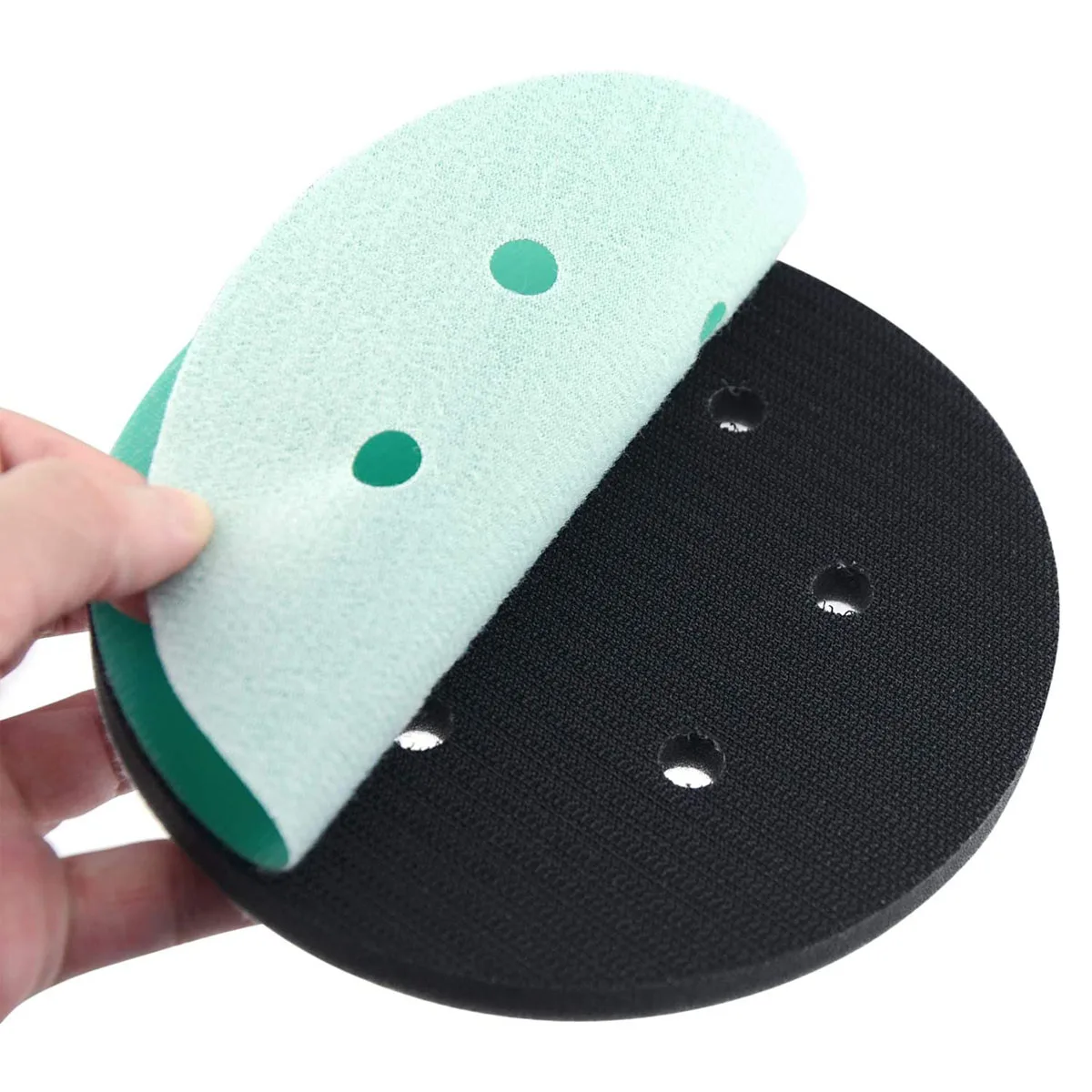 5 Inch 8 Holes Hook and Loop Soft Sponge Cushion Buffer Backing Pad Foam Interface Buffer Pad