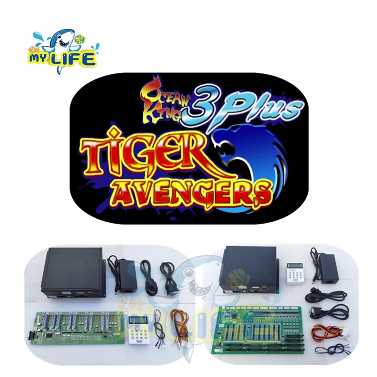 Программное обеспечение для игровой машины Ocean King 3 Tiger Avenge 3 Plus для рыбалки | Настольная игра в рыбу, аркадная игра, материнская плата для продажи