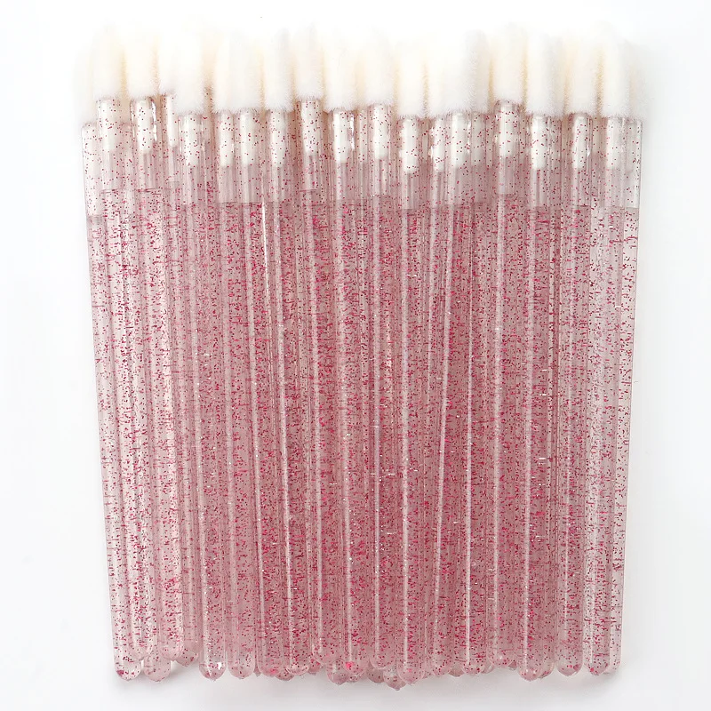 In Stock Head Gloss Exfoliate Disposable Liner Custom Private Label With Lip Brush