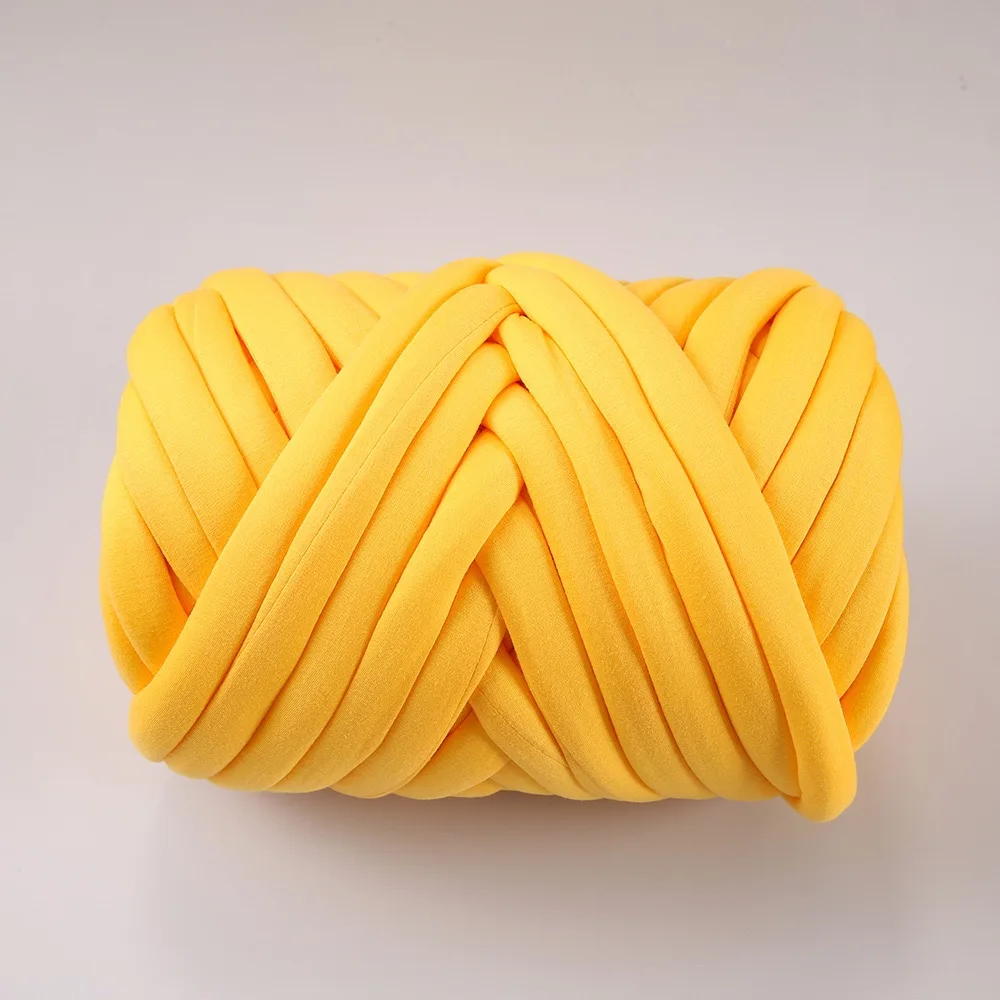 2.5cm big chunky yarn Tubular yarn giant yarn for cat nest Arm Knitting
