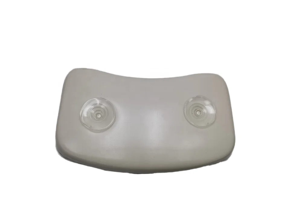 Spa Gel Bath Pillow with Suction Cups Neck and Back Support Spa Ice Pillow Customized LOGO OEM ODM PET Box/pe Bag or OEM Package