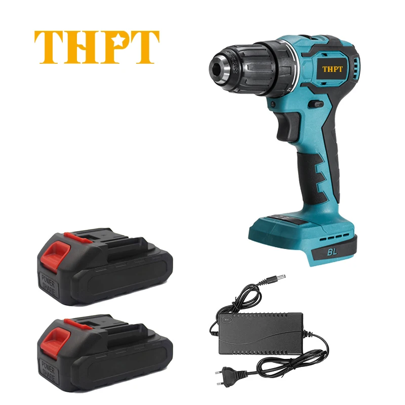 3-4 Kits 21V Grinder Electric Hammer Wrench Cordless Power Drills Combo Tool Set Box