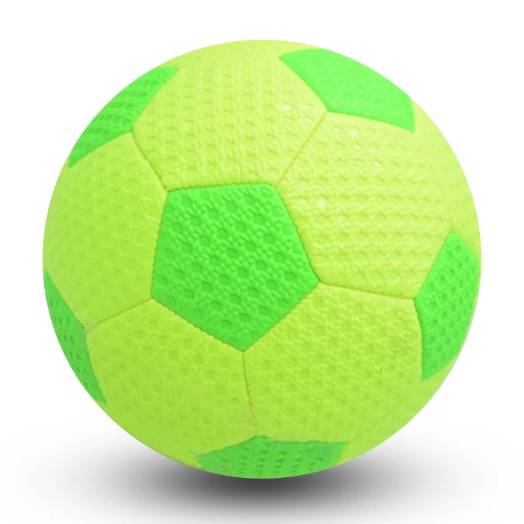 
yellow green fluorescent New texture anti slip PVC soccer Ball big size 5 