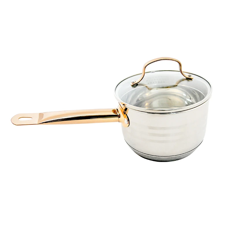 Cookware Sets Russia Brand supplier Large Aluminum or stainless steel Non stick Cooking Pot with clear Glass