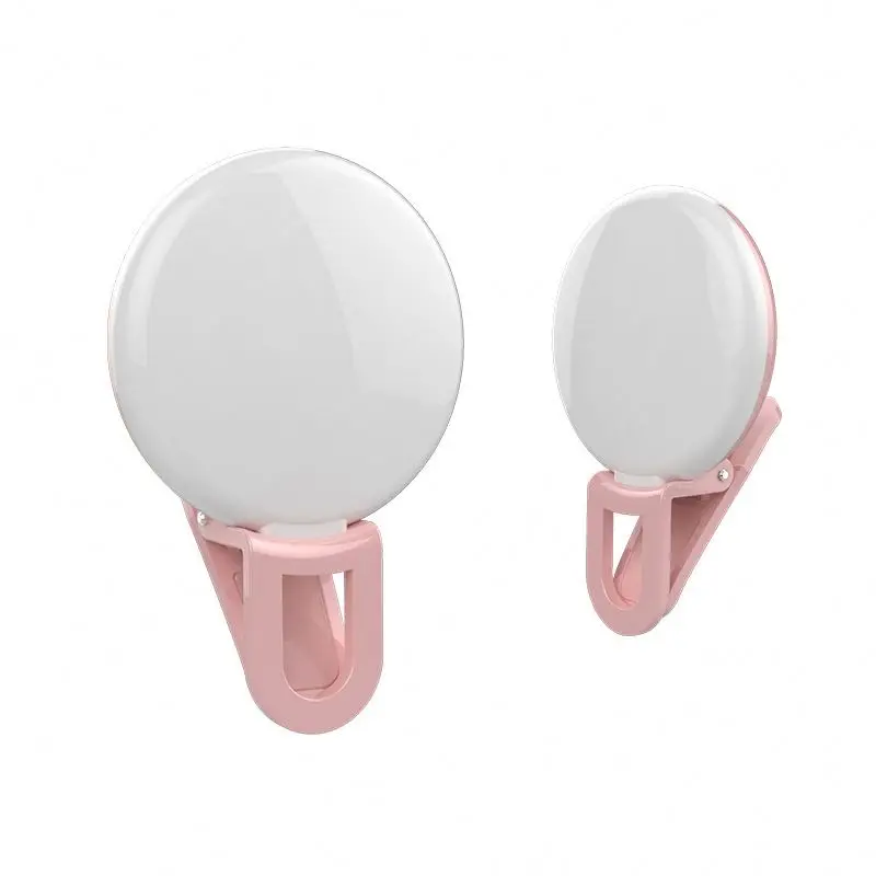 Hot Sale Custom Logo Wholesale Price Mobile Phone Selfie Light Mini Portable LED Ring Light