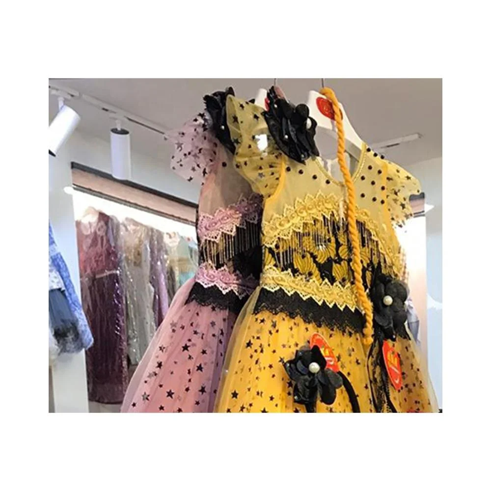 summer girls cartoon dresses cute pony black print baby frock design