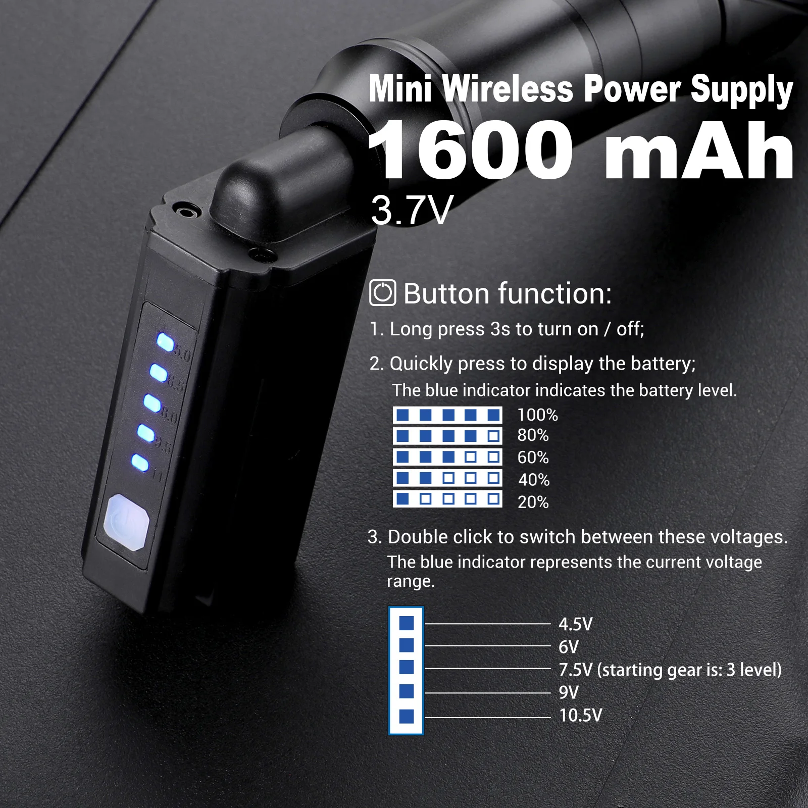 Аккумуляторная тату-машинка HAWINK профессиональный набор для тату-машинки