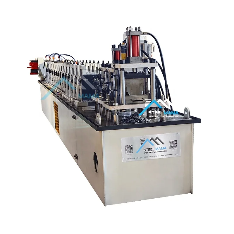 Factory Direct Sales Metal Euro Type Shutter Door Roll Forming Machine For Building Material Machinery