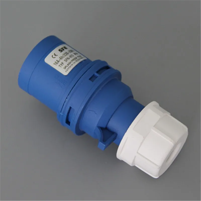 quick fit 16A 240V 3pin IP44 waterproof male plugs SFN-013 SFE brand CE Rohs certificated