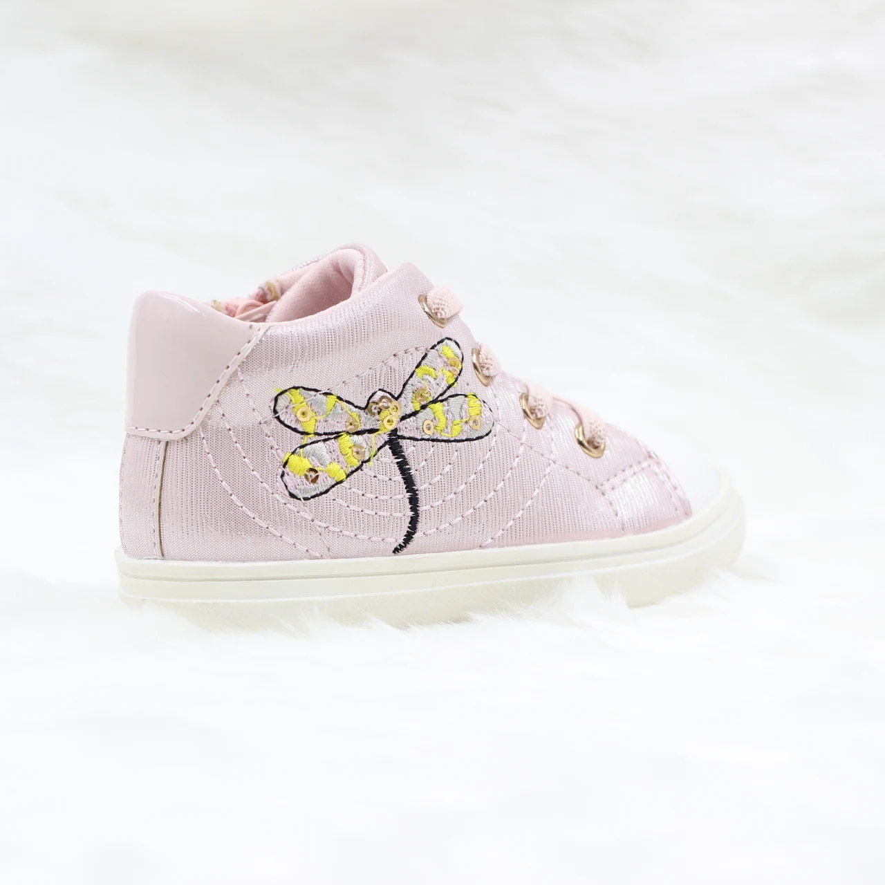 Spring Summer Fashion Girls Styles Pink Pu Upper TPR Outsole Girl Shoes Casual Sneakers