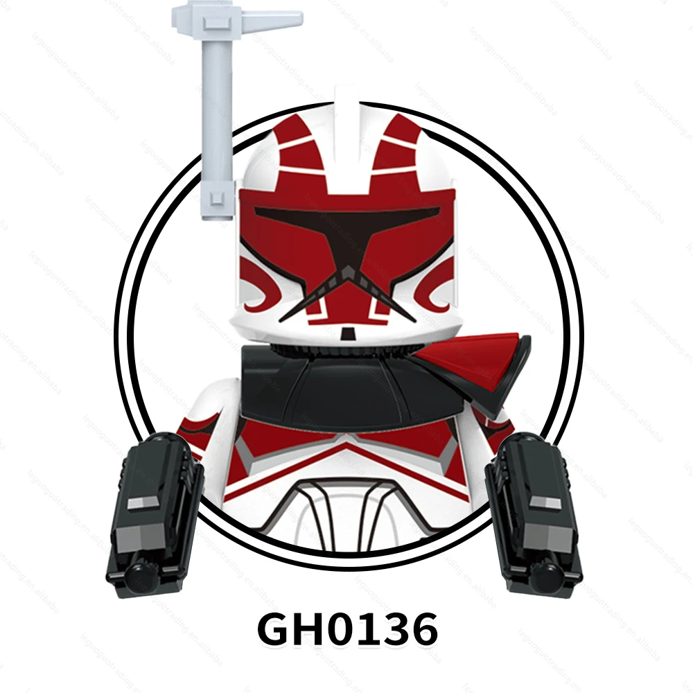 LEGUOGUO Space Wars gift Clone Trooper Droids Hardcase 212th Arc Trooper Building Blocks sets Toys for Kids child gift G0118