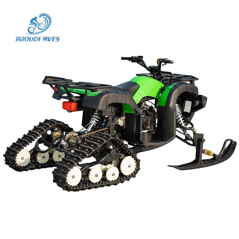 200cc Atv Snowmobile Tracked Sled Cross Country Ski Vehicle Gasoline Tracked Ski Vehicle