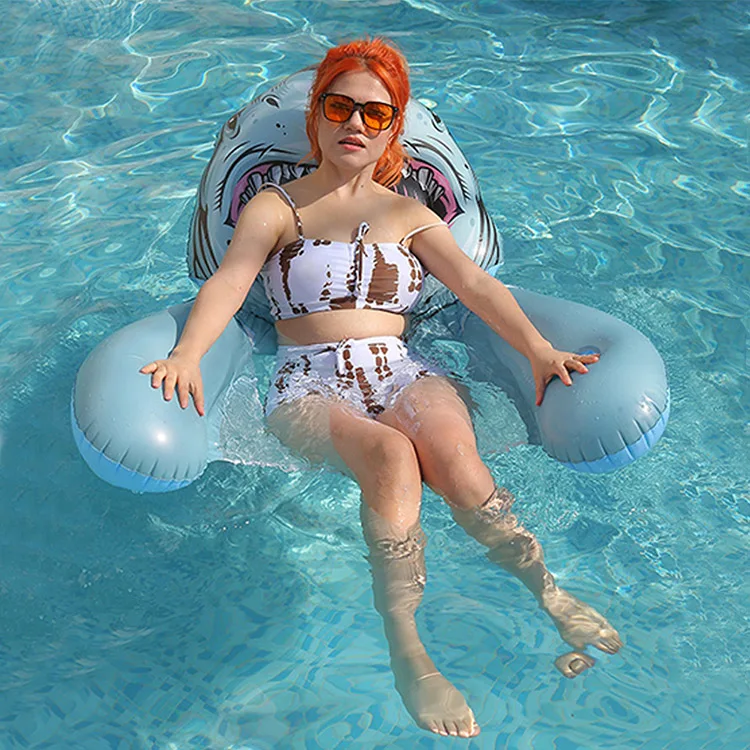 6 Inflatable Water Pool Float Blow Up Water Floating Chair for Adults