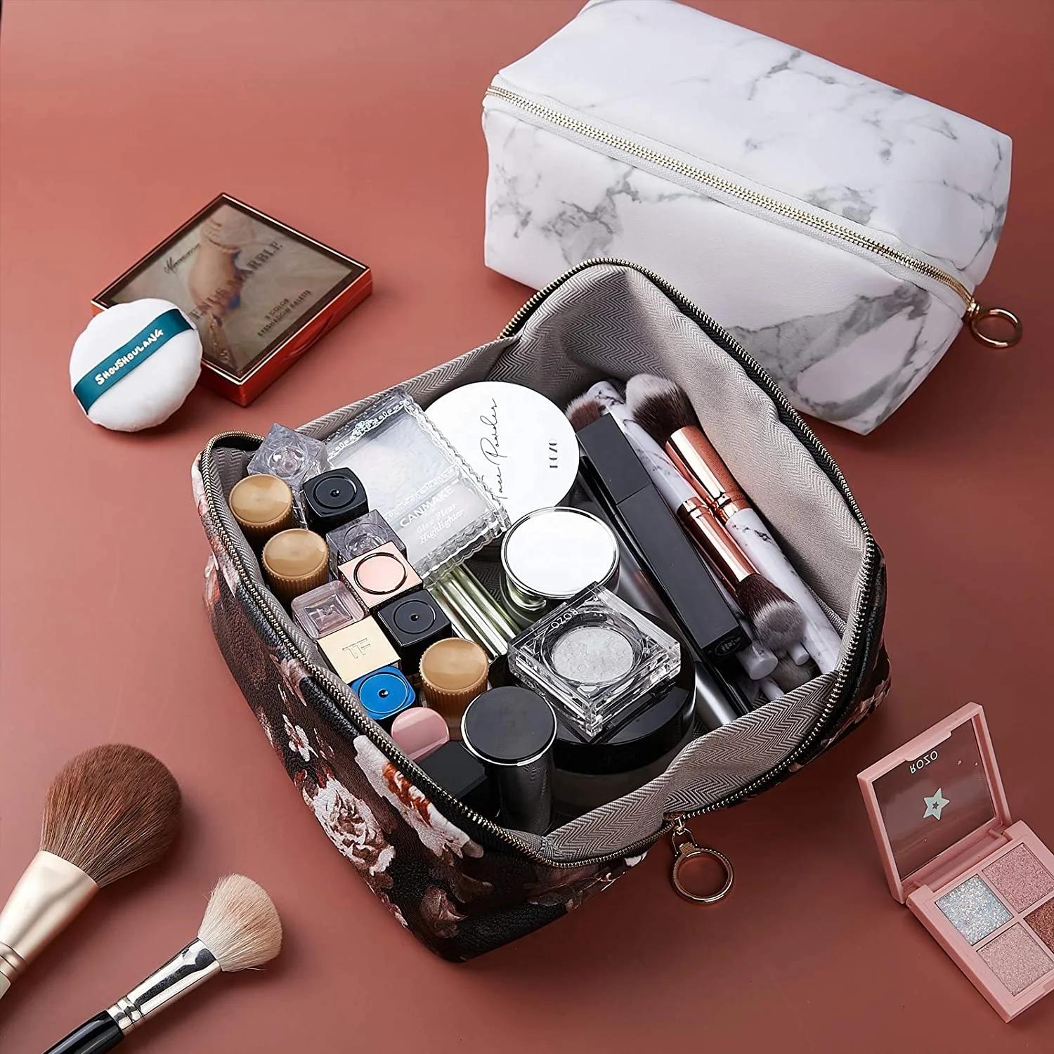 Capacity Cosmetic Bag Ladies Pencil Case Make Up Bag Makeup Bag Pencil Case Cosmetic Travel Pouch